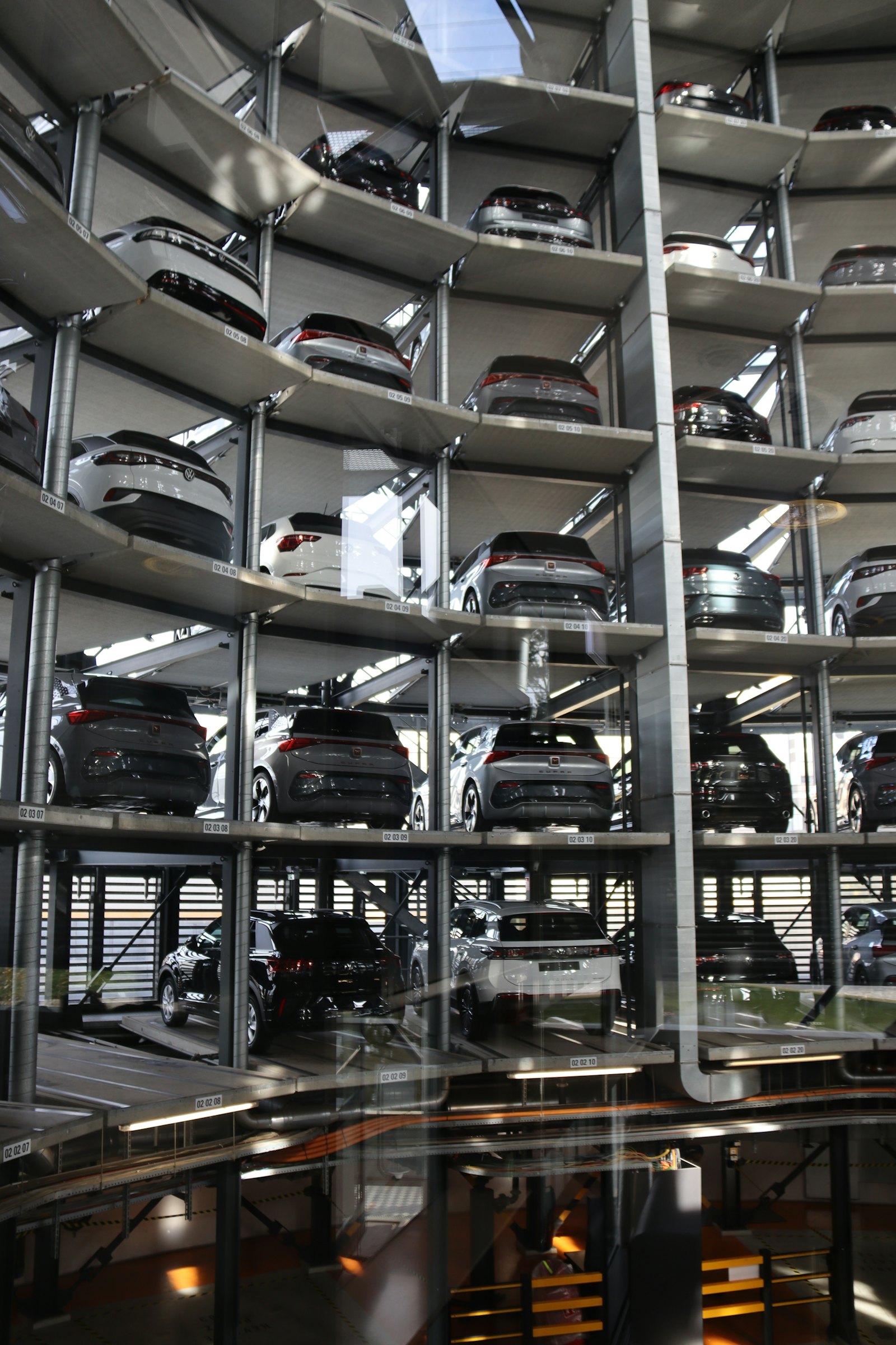 Modernes automatisches Auto-Parksystem